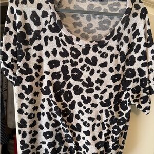 Leopard Print Women's Top